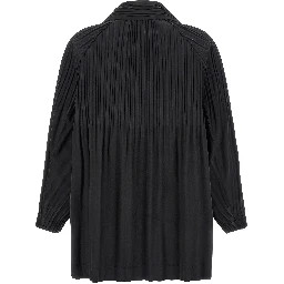 Black Polyester Coat