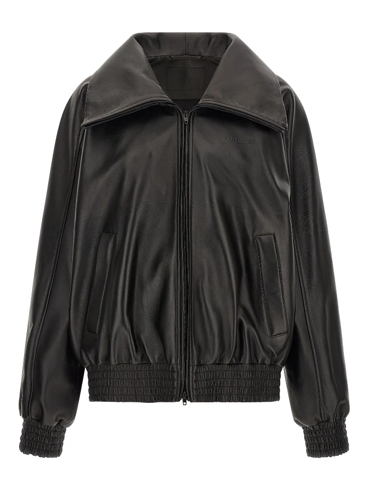 Black Lamb Leather Leather Jacket