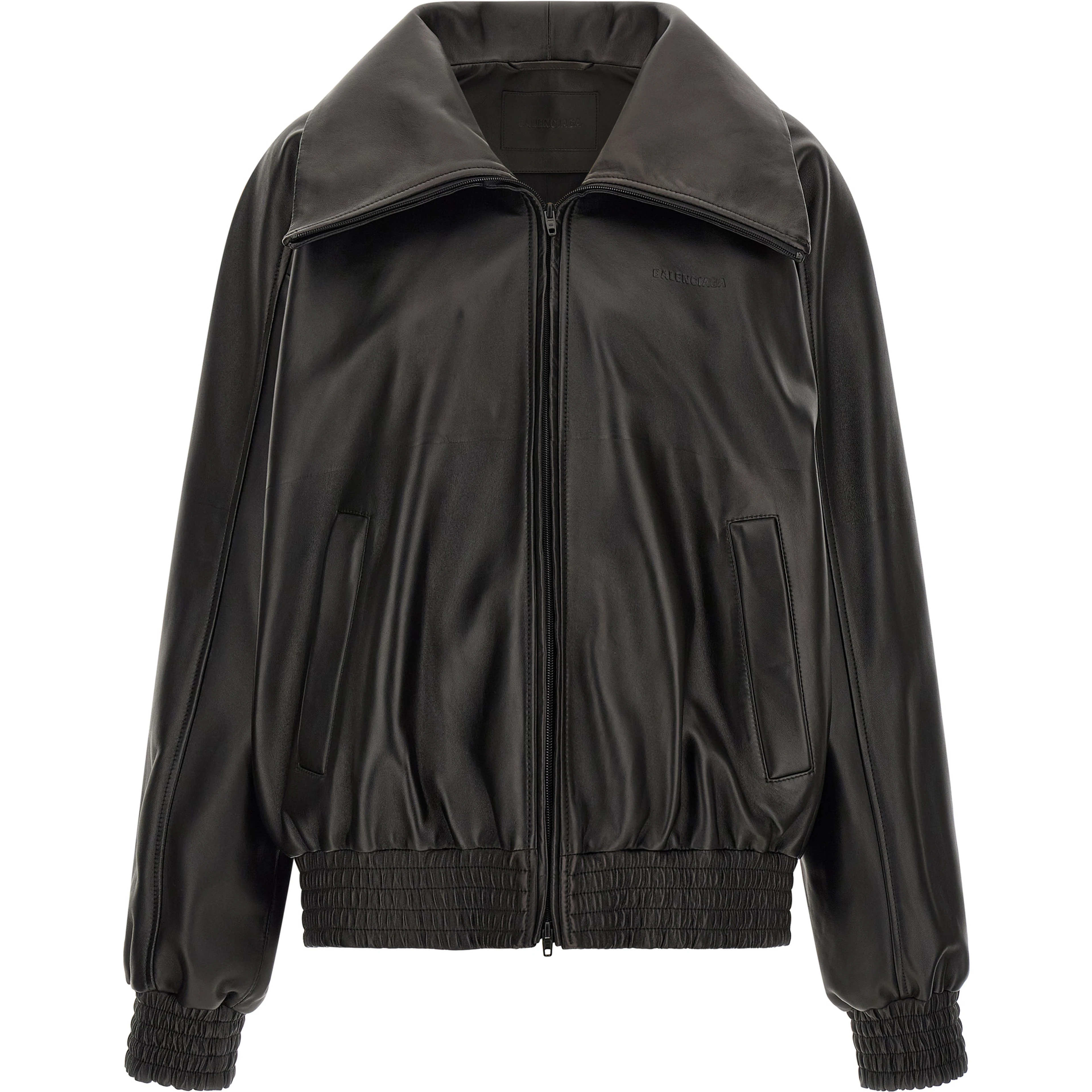 Black Lamb Leather Leather Jacket