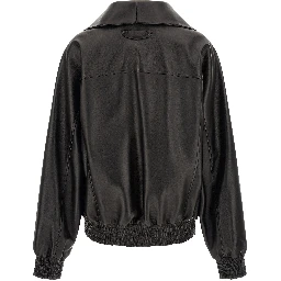 Black Lamb Leather Leather Jacket