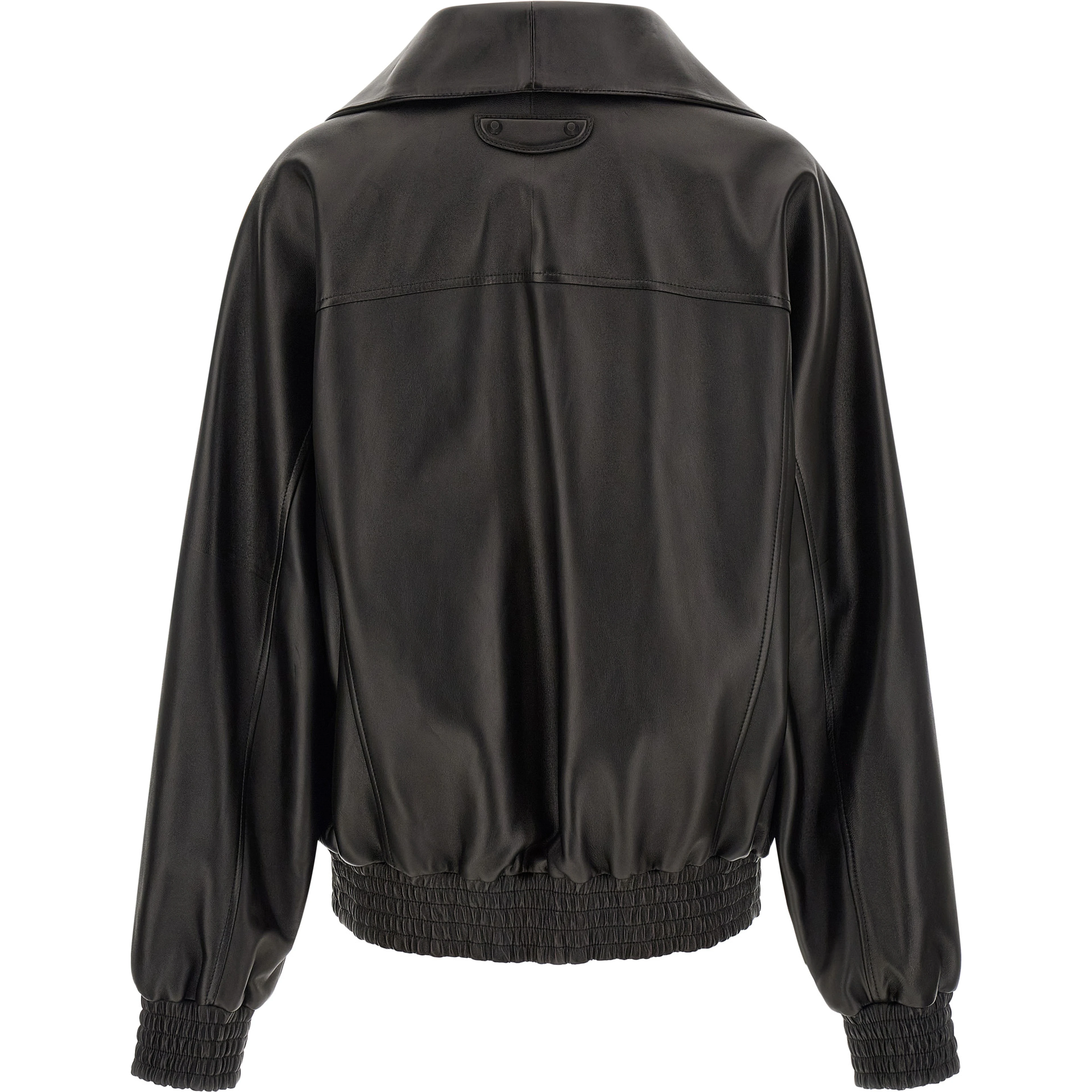 Black Lamb Leather Leather Jacket