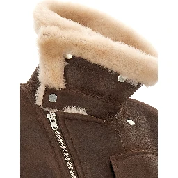 Brown Calfskin Leather Jacket
