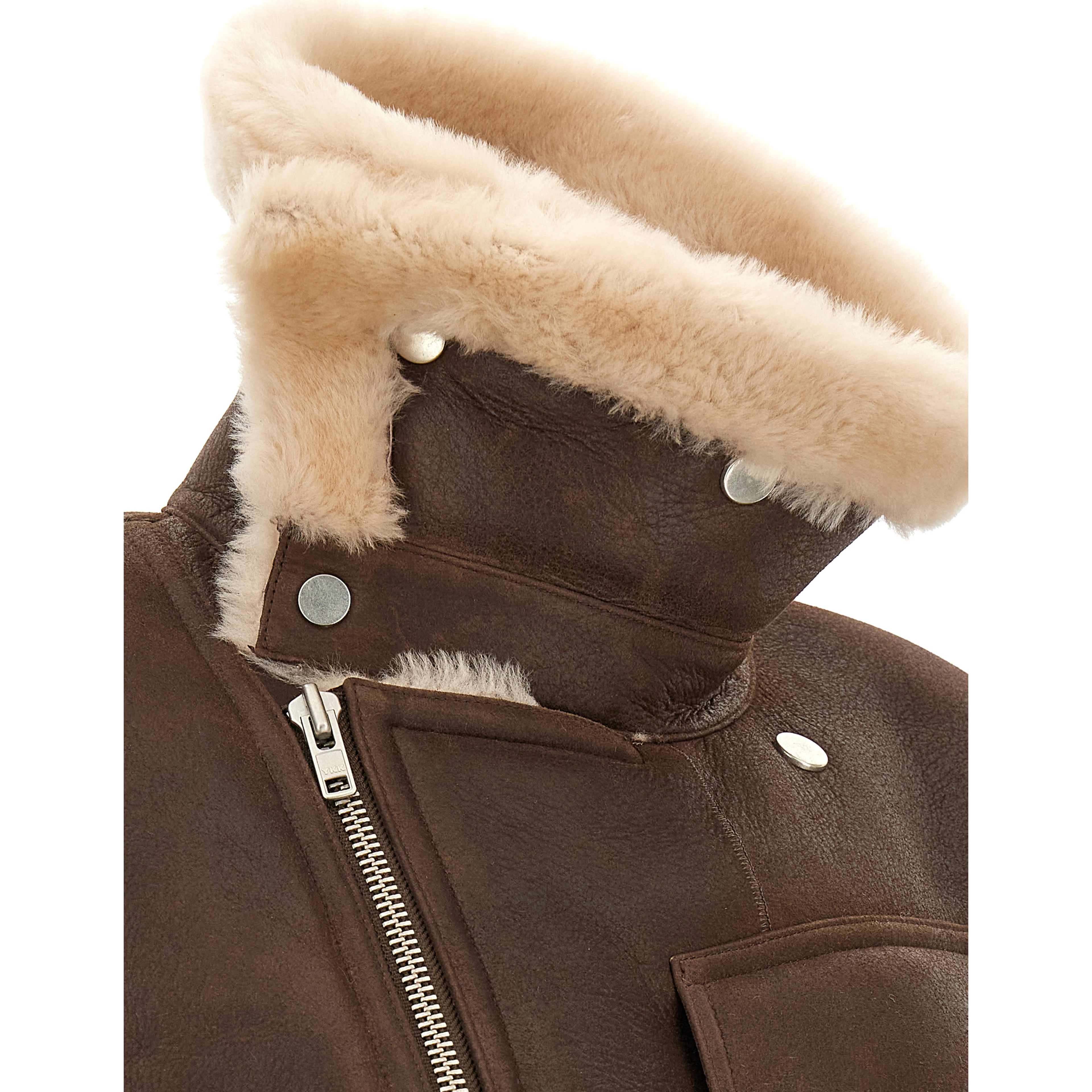 Brown Calfskin Leather Jacket