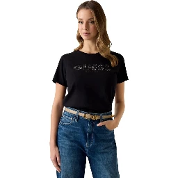 Black Cotton T-Shirt