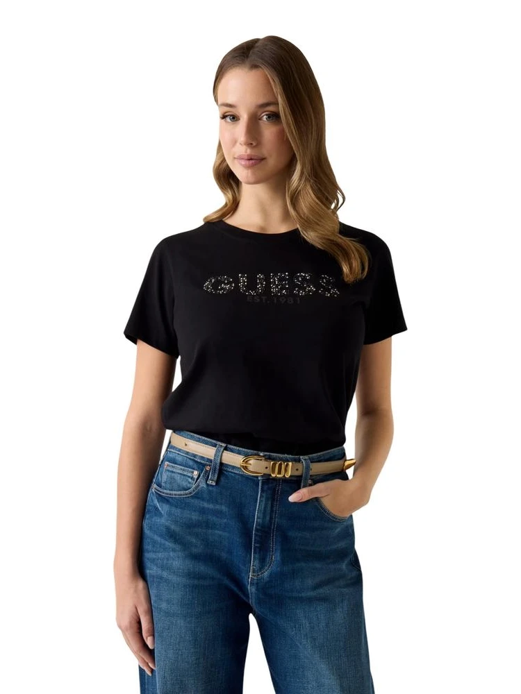 Black Cotton T-Shirt