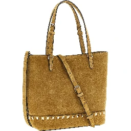 Beige Calfskin Tote Bag