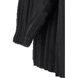 Black Polyester Coat