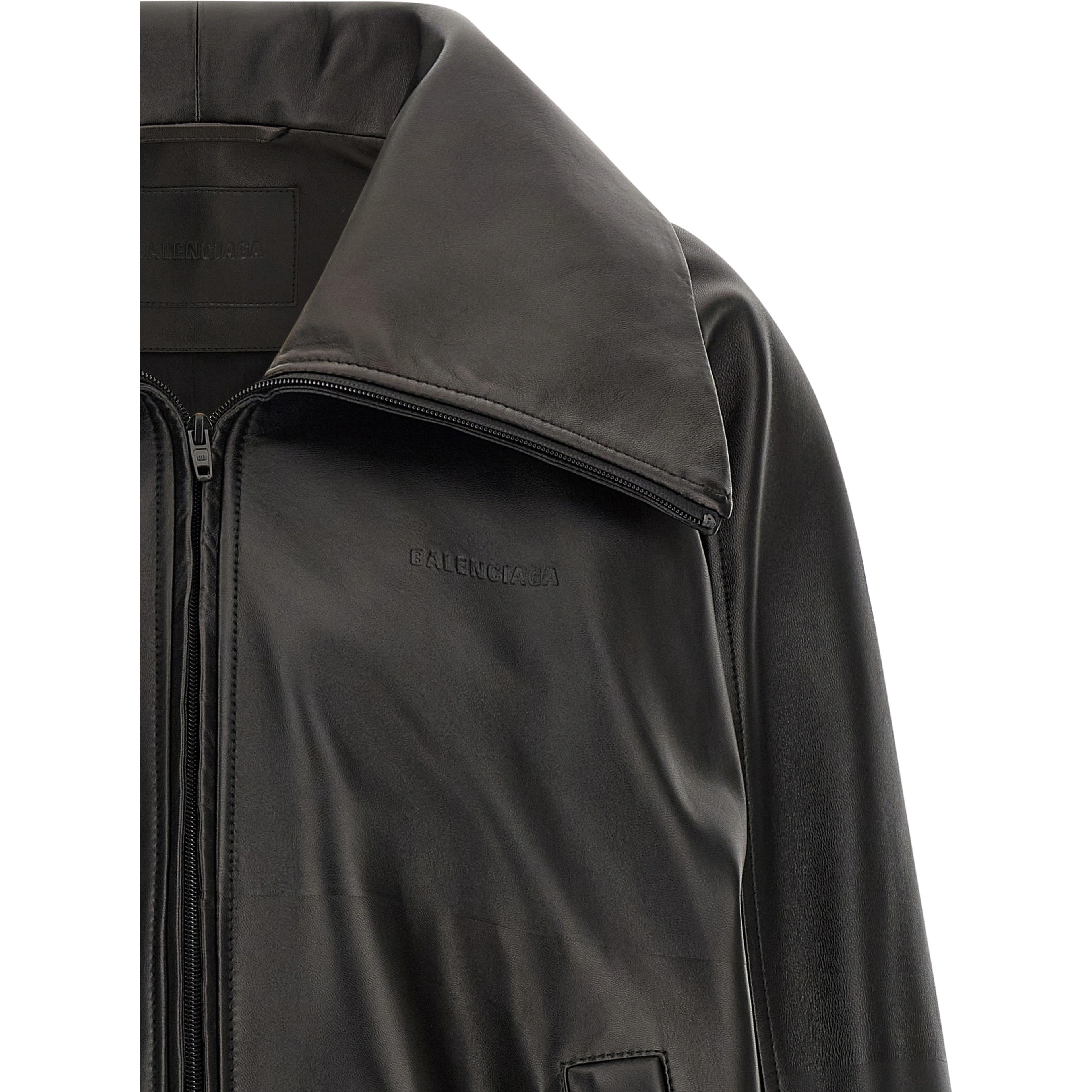 Black Lamb Leather Leather Jacket