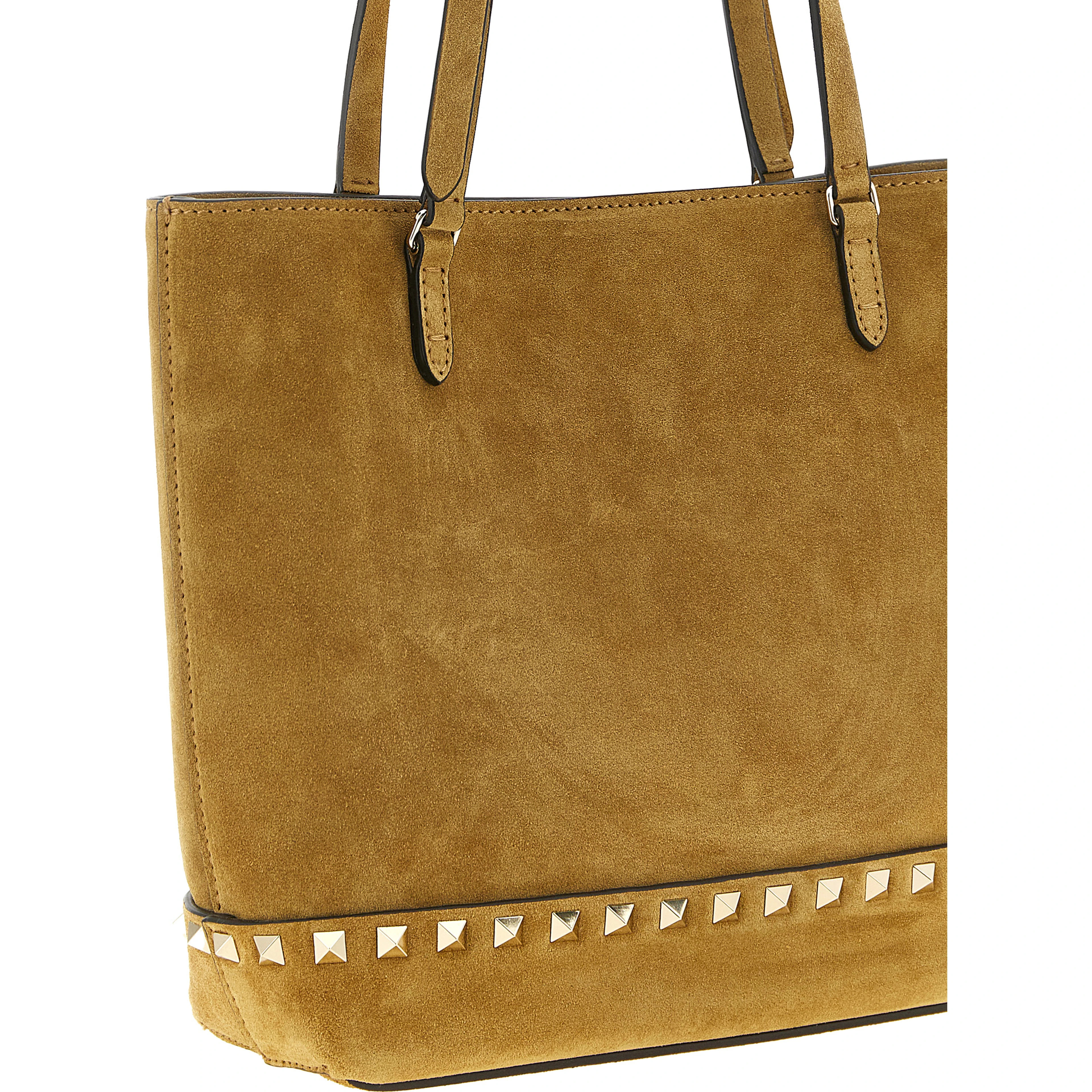 Beige Calfskin Tote Bag