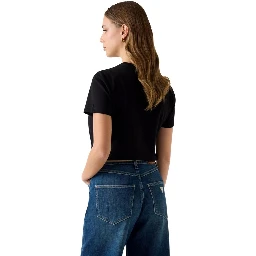 Black Cotton T-Shirt