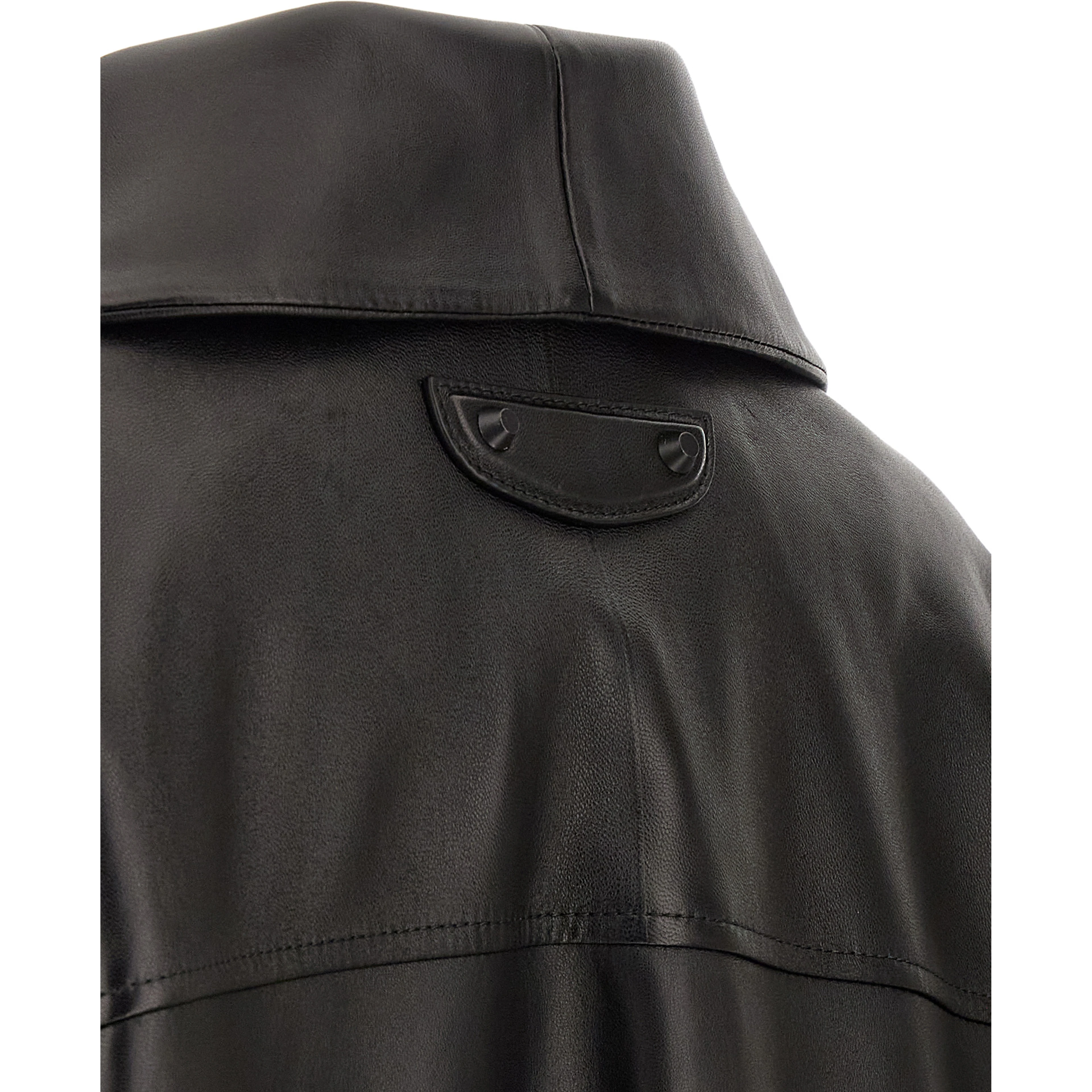 Black Lamb Leather Leather Jacket