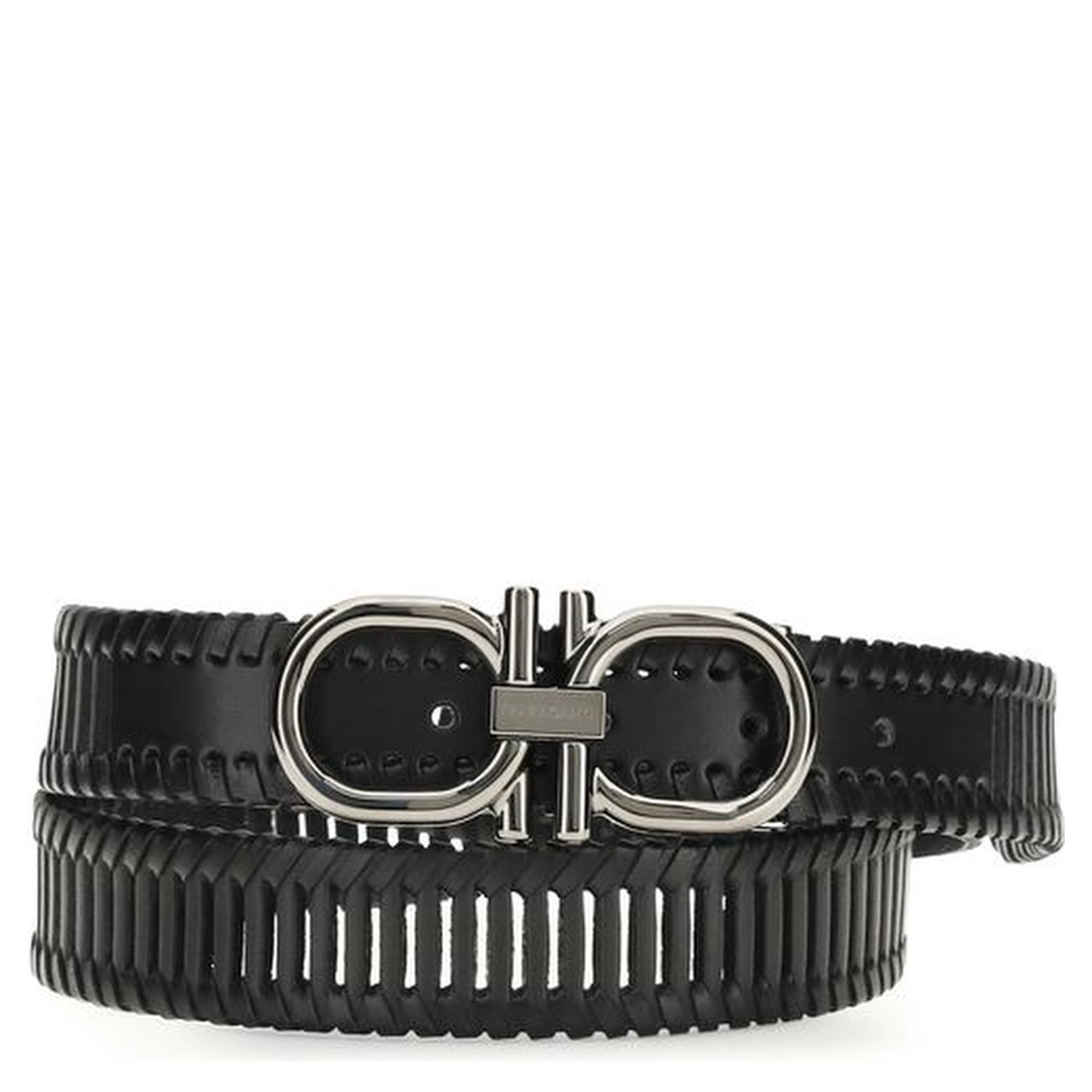 Black Calf Leather Bos Taurus Regular Belt