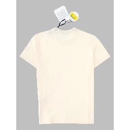 T-shirt con Scollo in Maglia