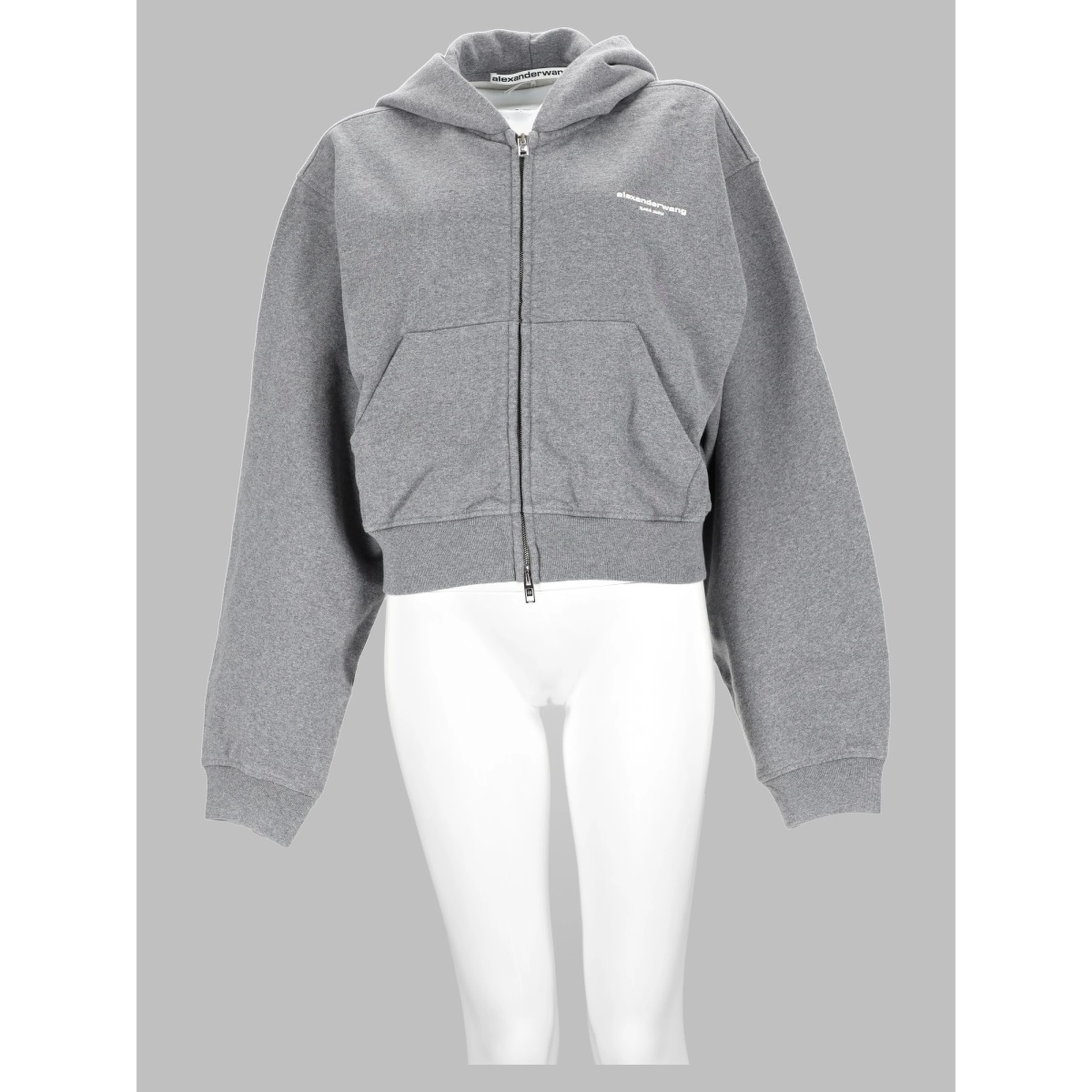 Felpa con Cappuccio e Zip con Logo