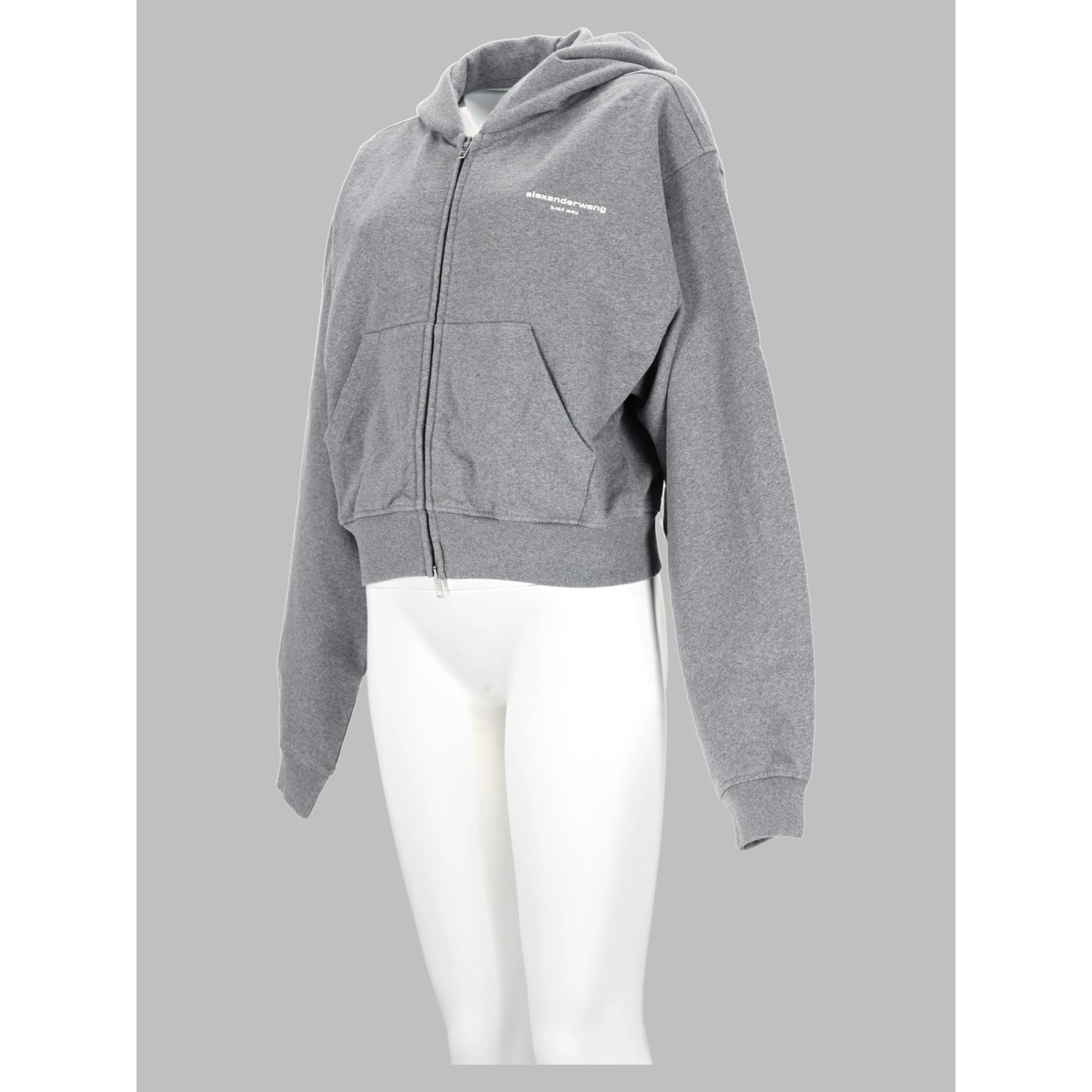 Felpa con Cappuccio e Zip con Logo