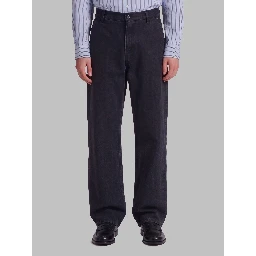 Black denim jeans