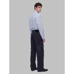 Black denim jeans