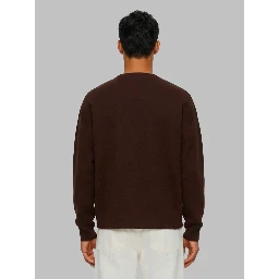 Dark brown Anagram cotton sweater