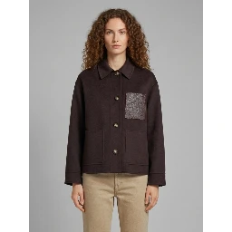 Wool and cashmere Workwear jacket
