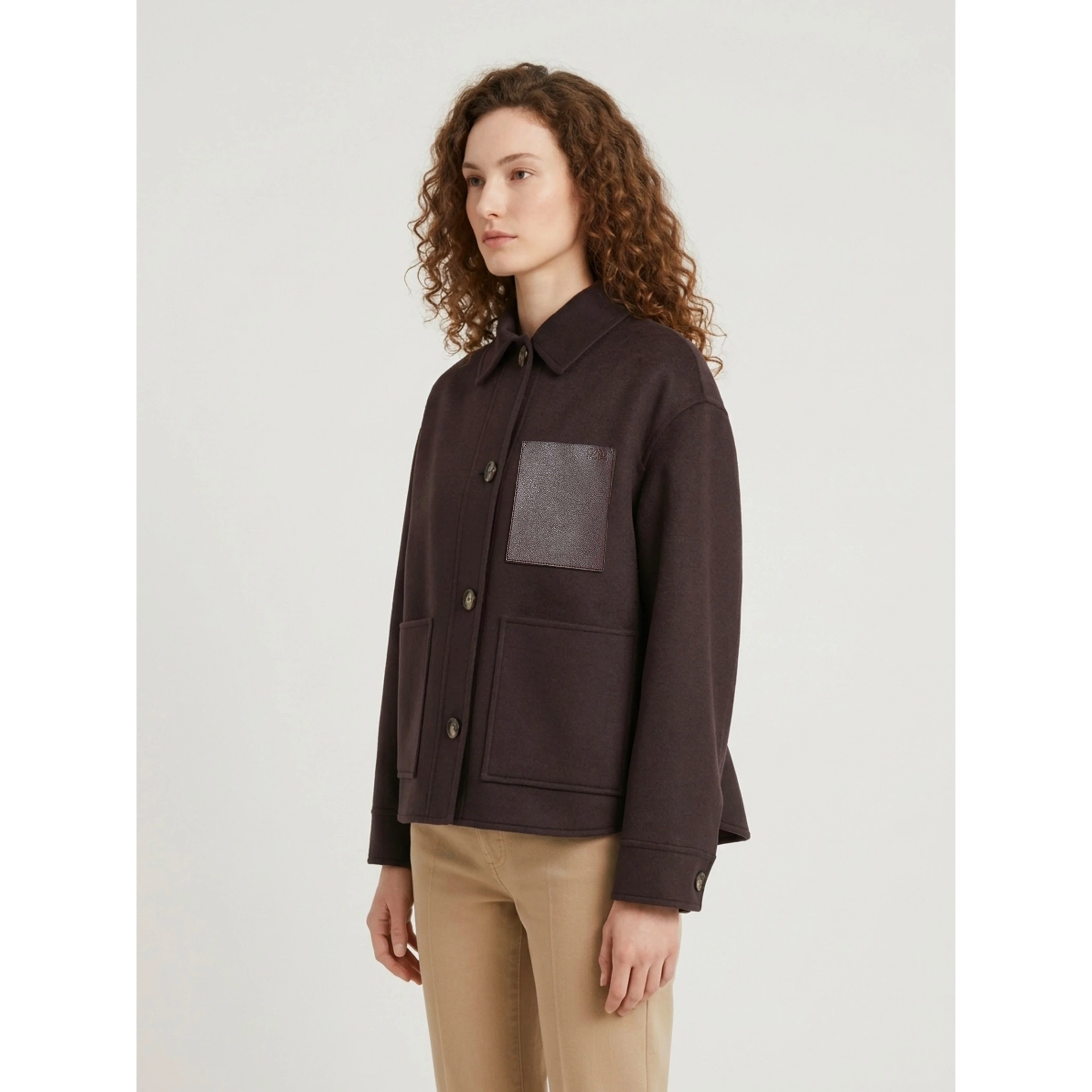 Wool and cashmere Workwear jacket