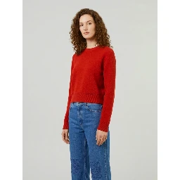 Red wool sweater