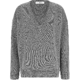 Gray Cashmere Cardigan