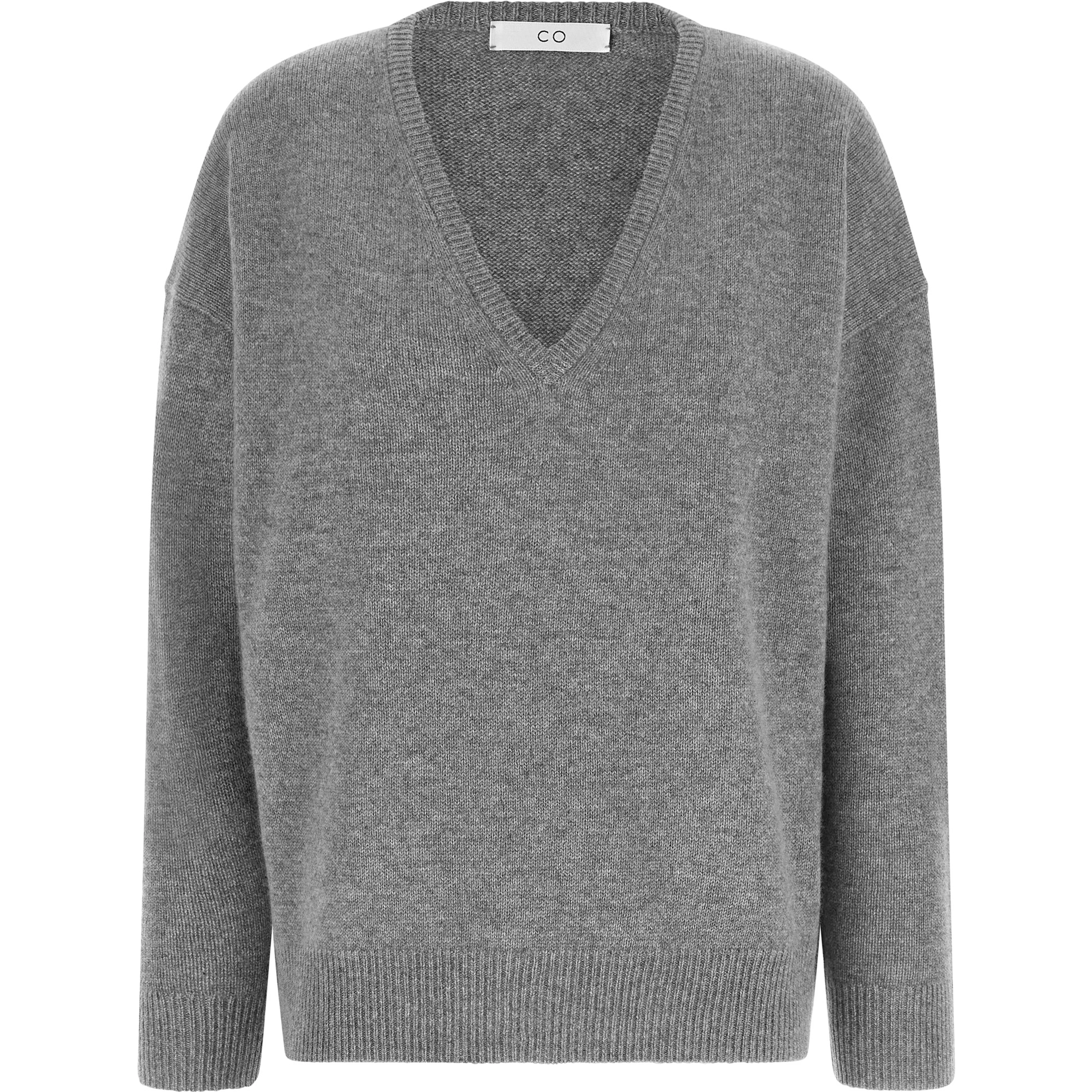 Gray Cashmere Cardigan