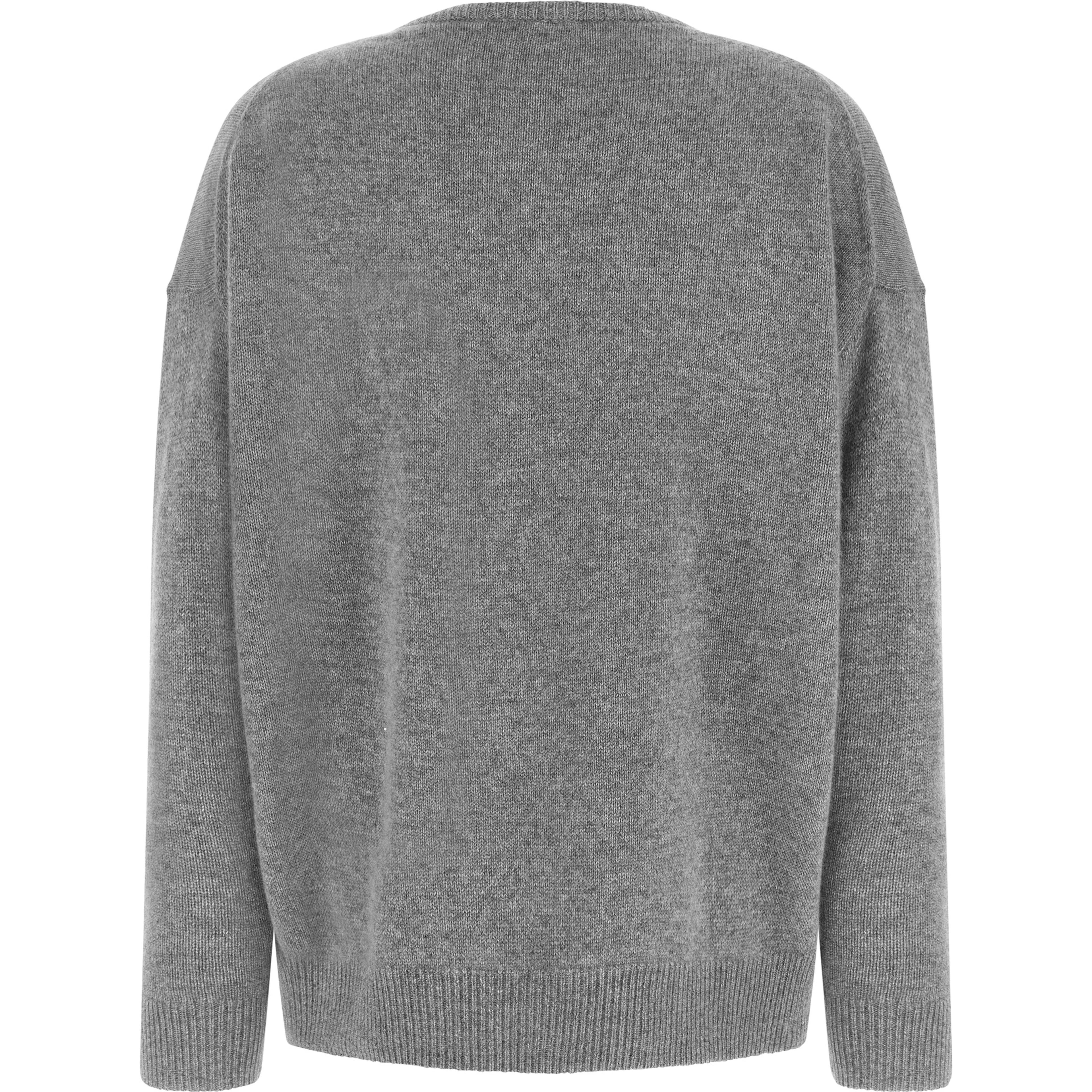 Gray Cashmere Cardigan