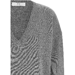 Gray Cashmere Cardigan