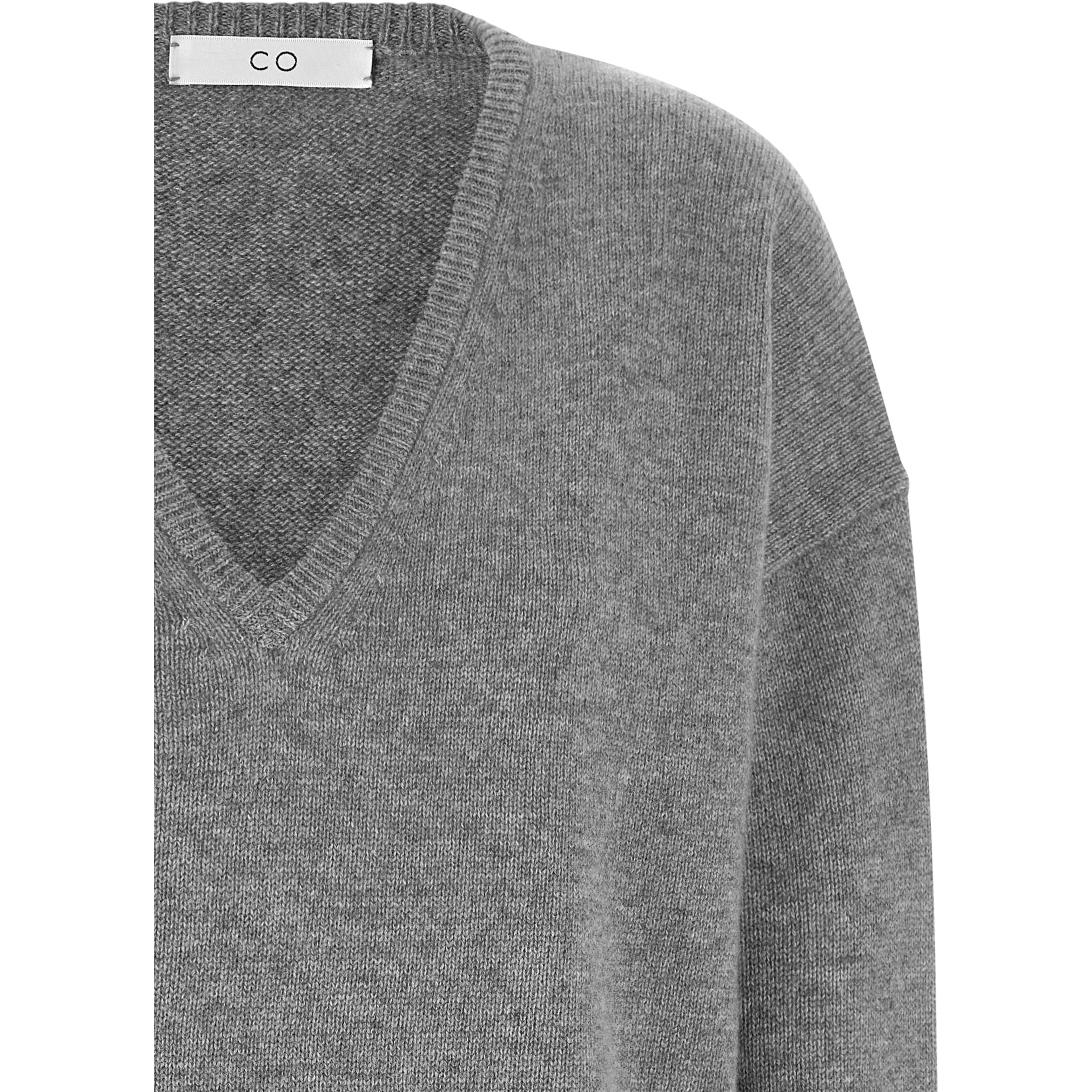 Gray Cashmere Cardigan
