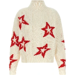 Red Wool Cardigan