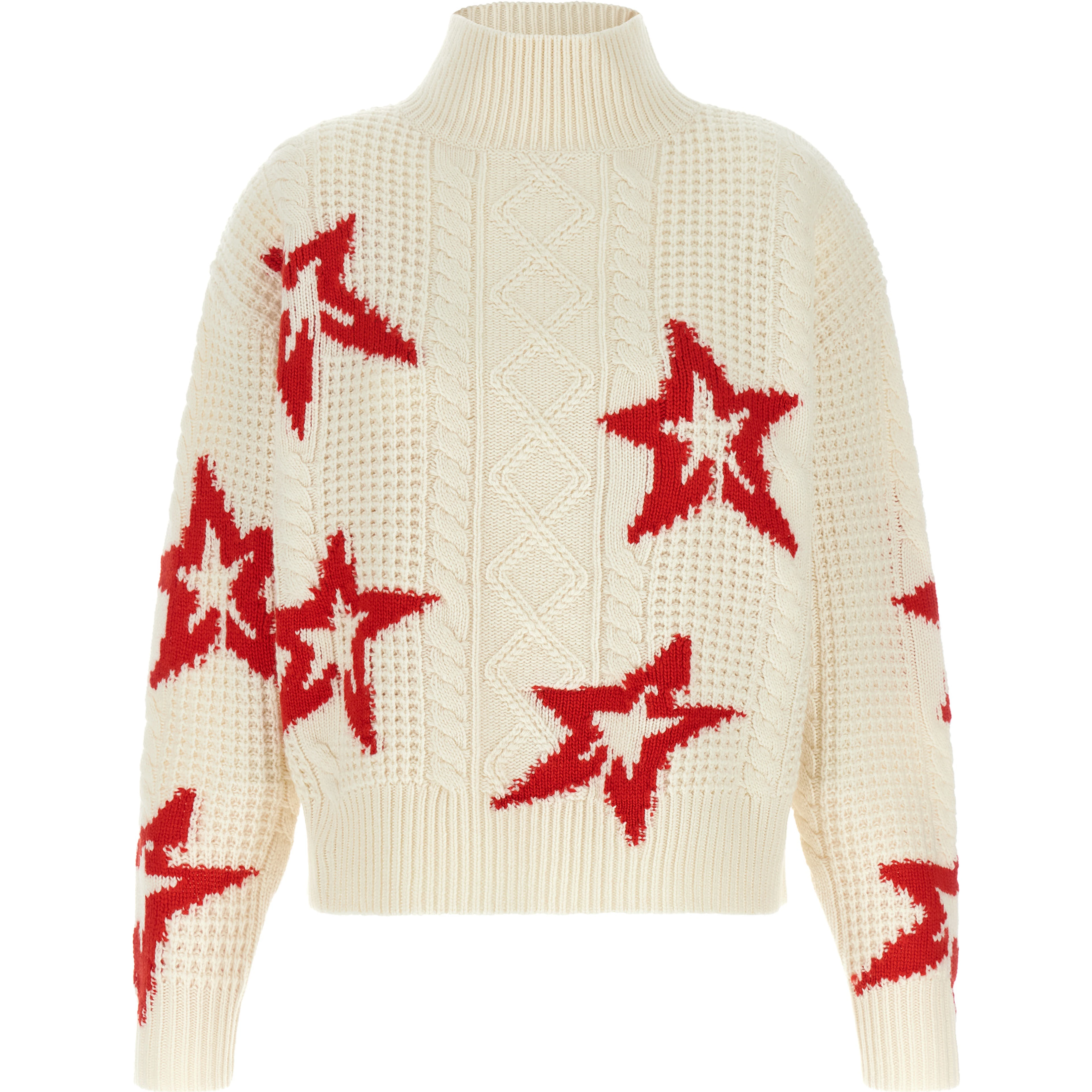 Red Wool Cardigan
