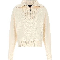 White Merino Wool Cardigan