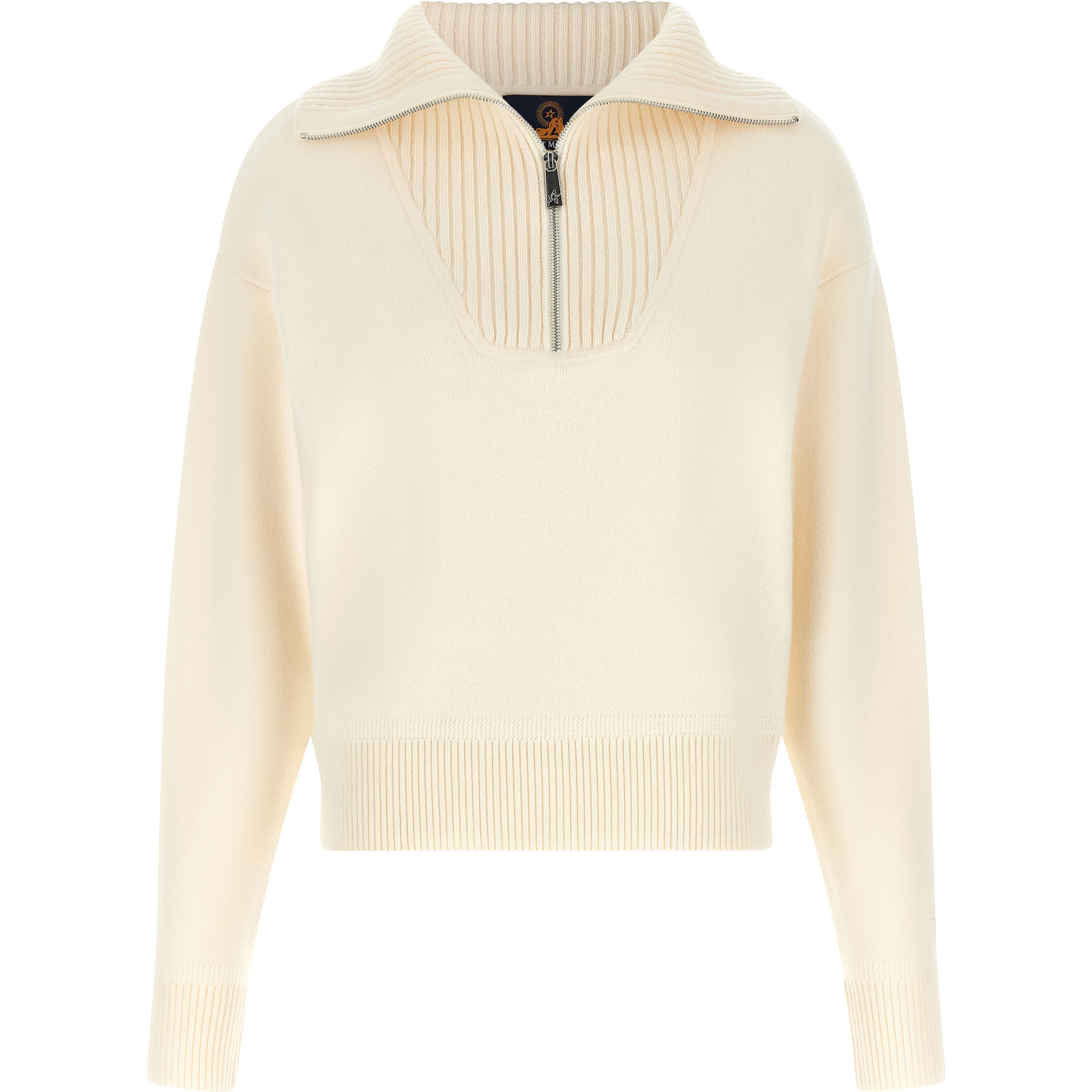 White Merino Wool Cardigan