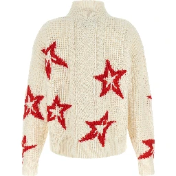 Red Wool Cardigan