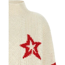 Red Wool Cardigan