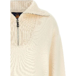 White Merino Wool Cardigan