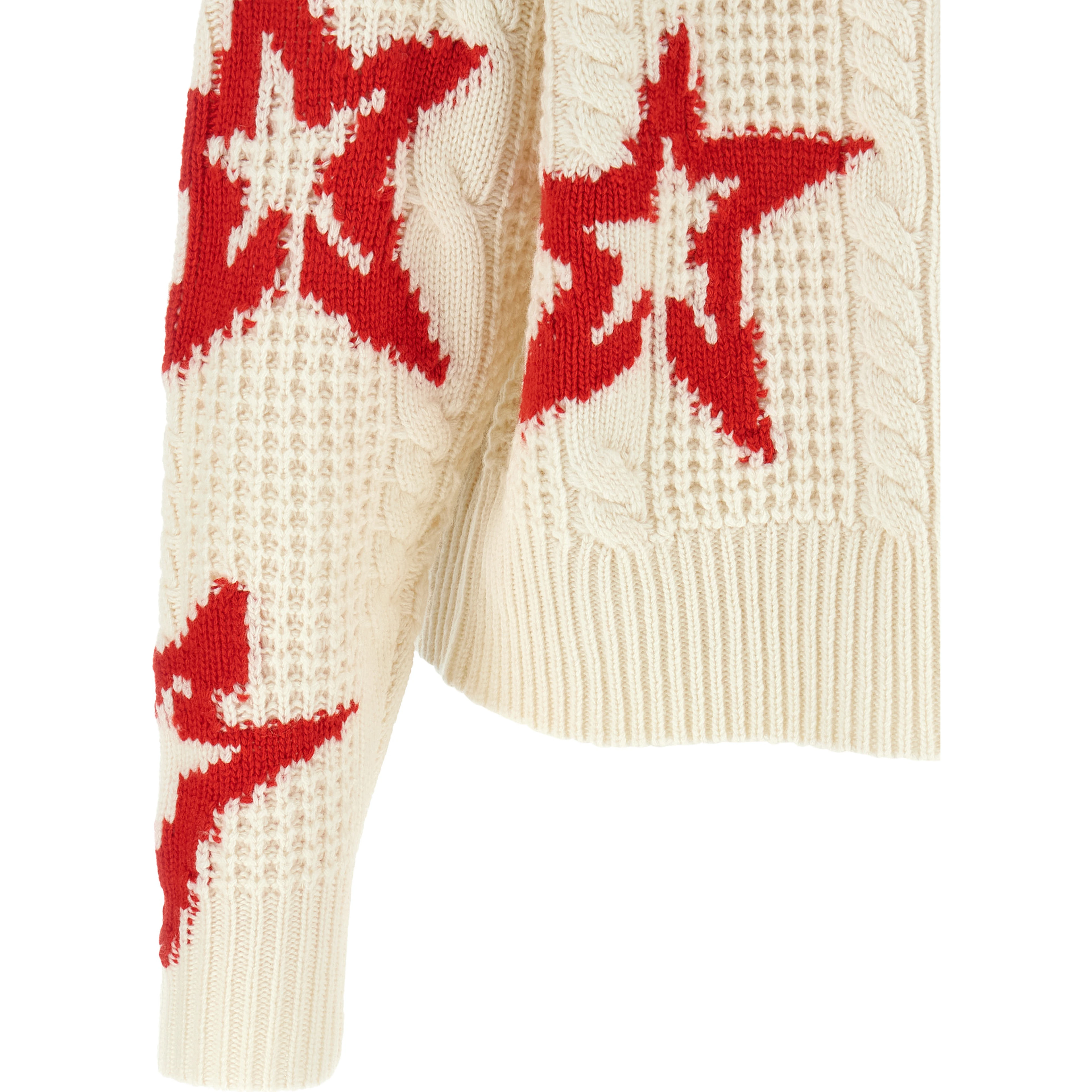 Red Wool Cardigan