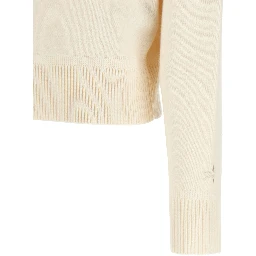 White Merino Wool Cardigan