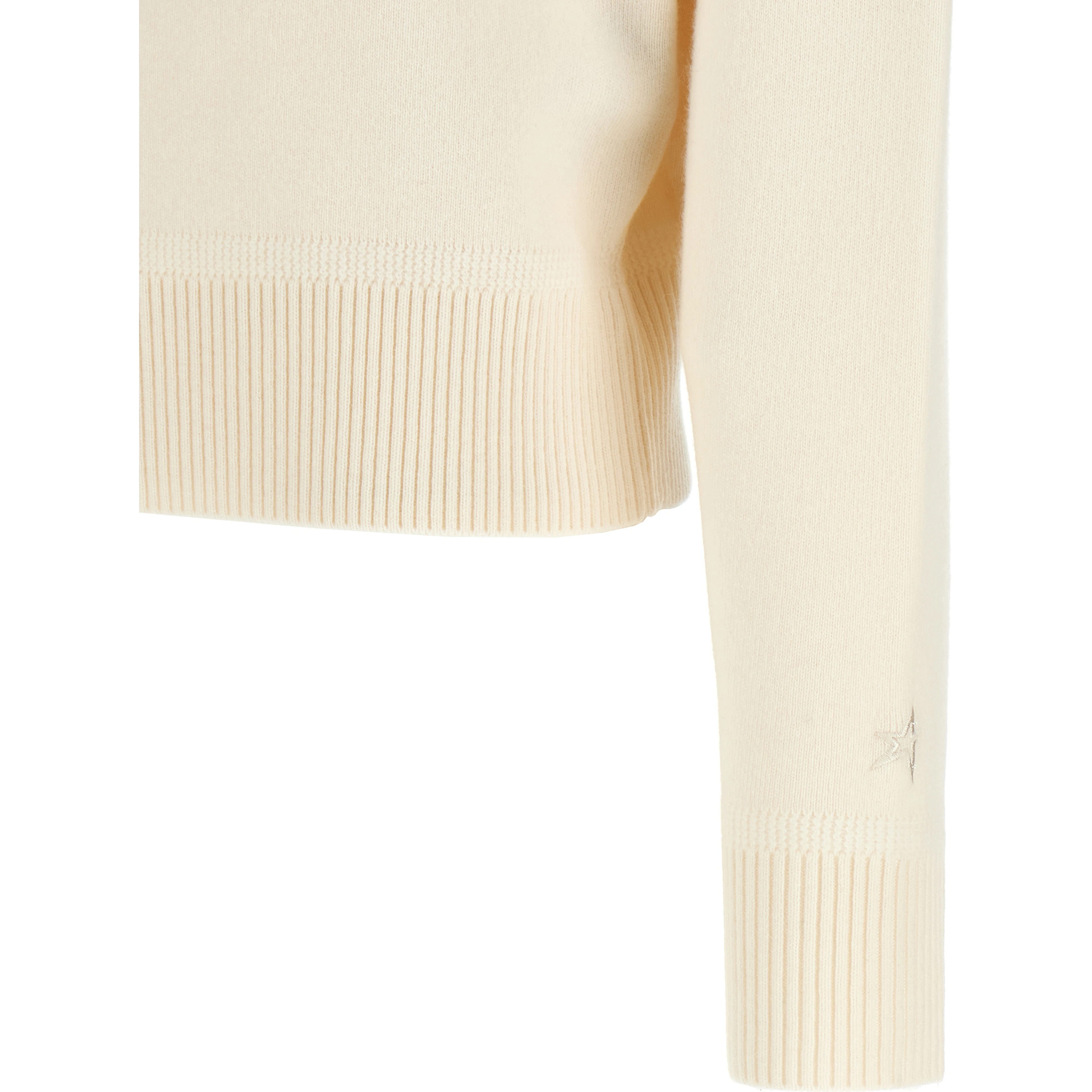 White Merino Wool Cardigan