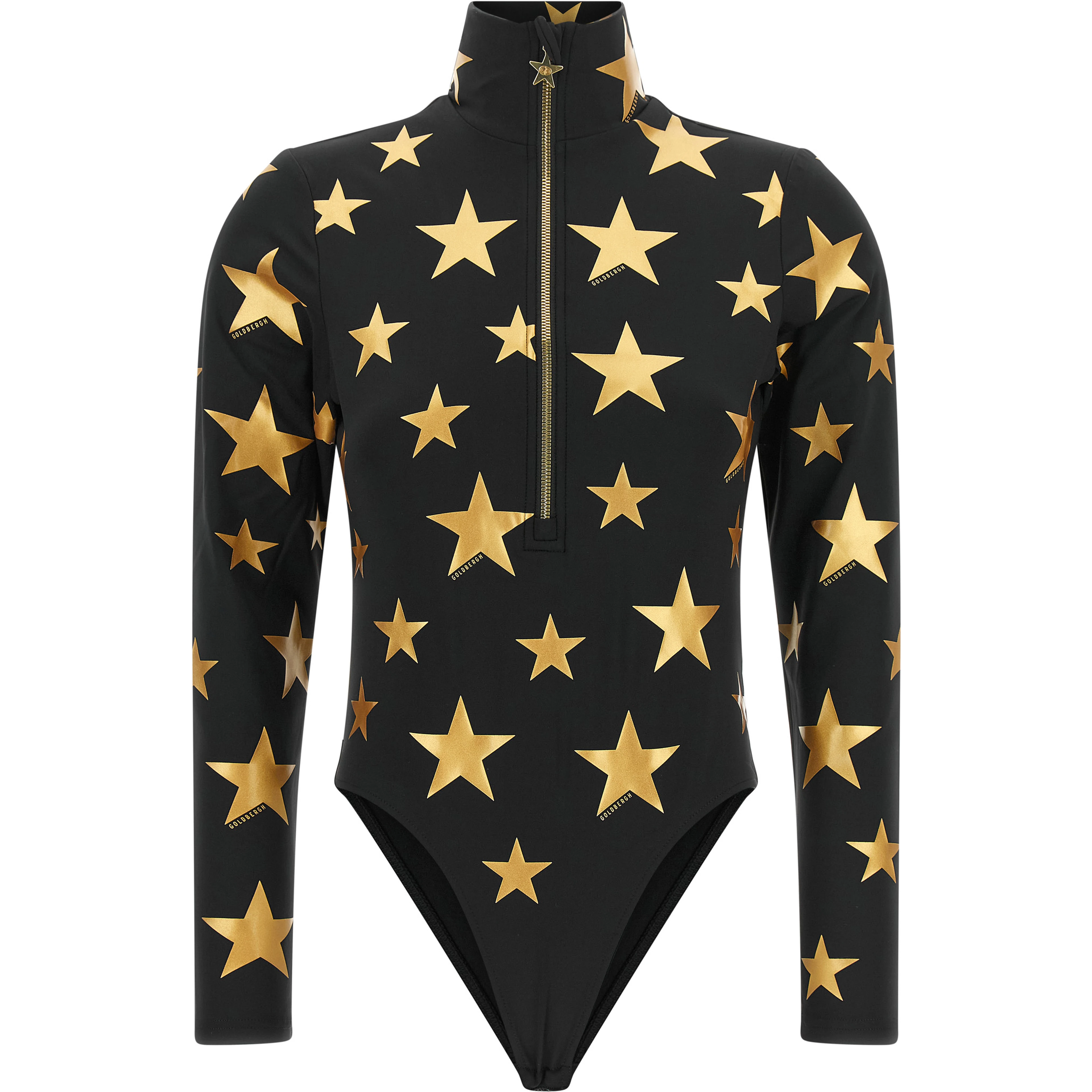 Gold Polyester Bodysuit