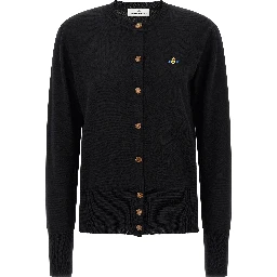 Black Wool Cardigan
