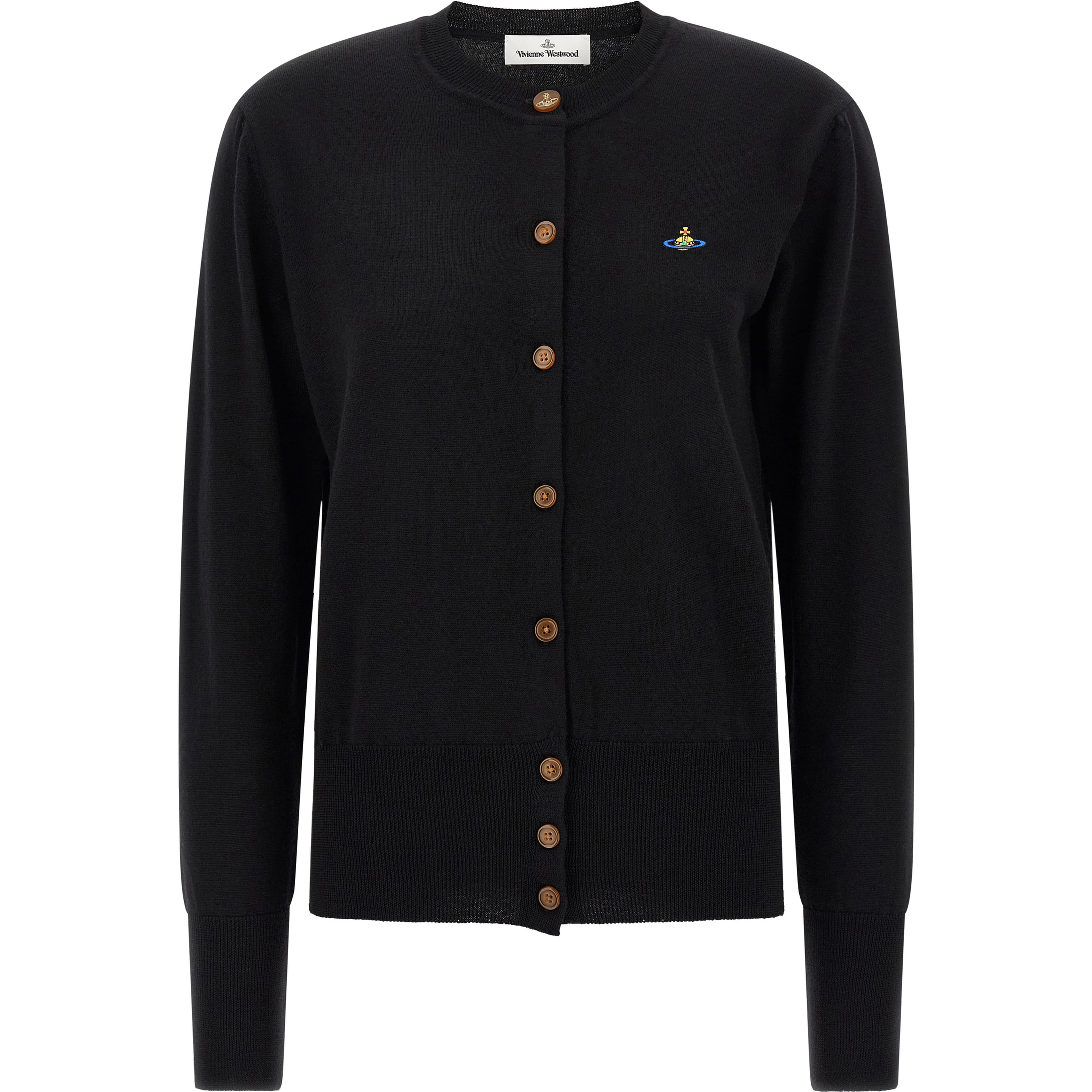 Black Wool Cardigan