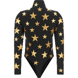 Gold Polyester Bodysuit