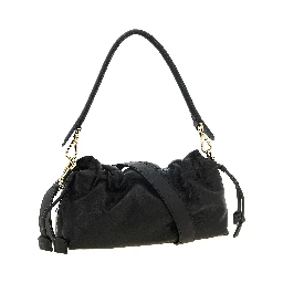 Black Lamb Leather Handbag