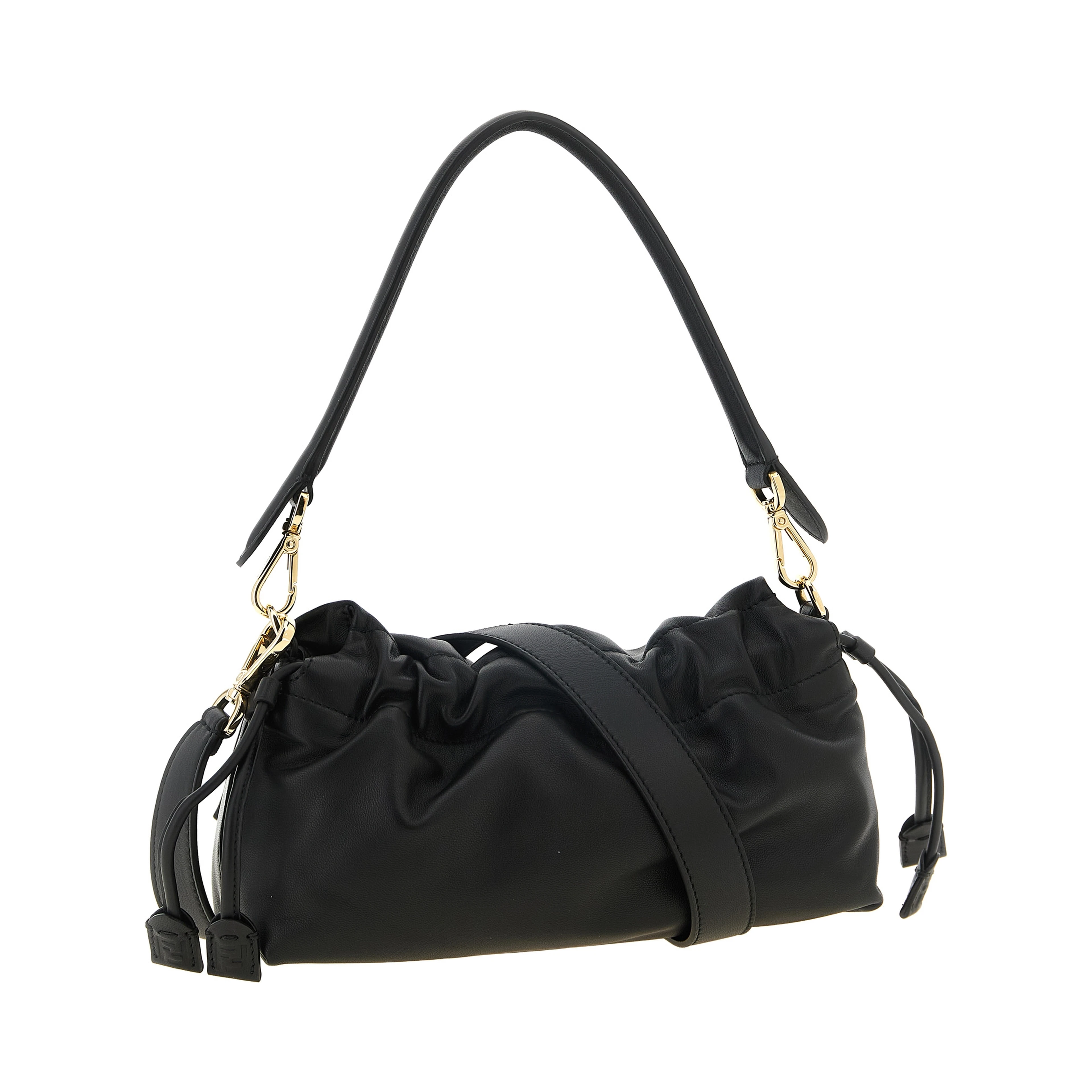 Black Lamb Leather Handbag