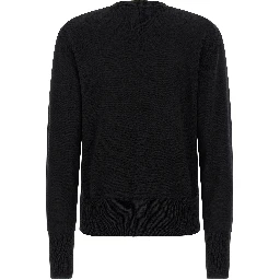 Black Wool Cardigan
