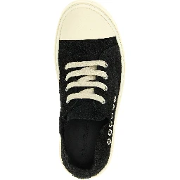 Black Calfskin Low Top Sneakers