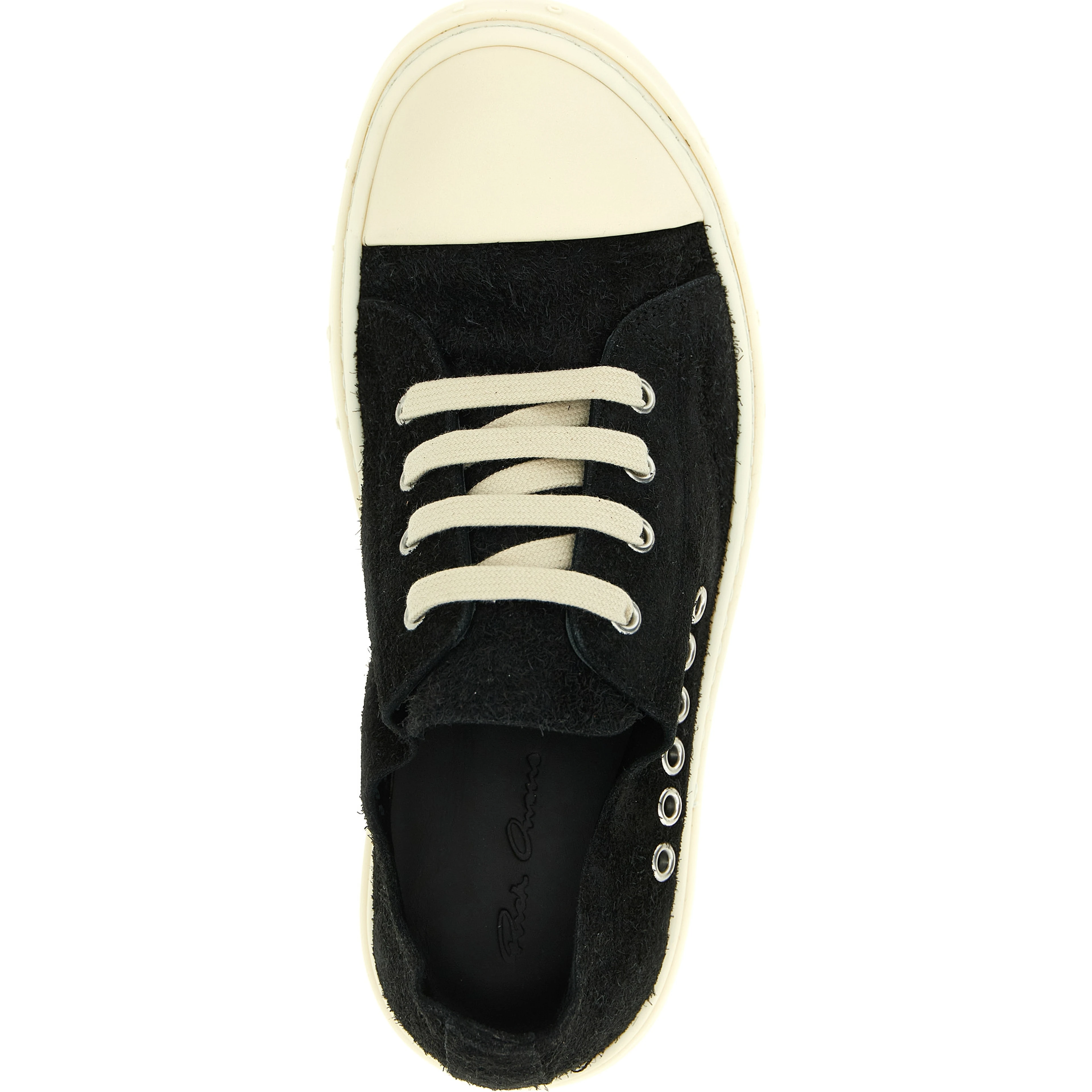 Black Calfskin Low Top Sneakers