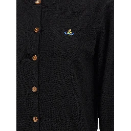 Black Wool Cardigan